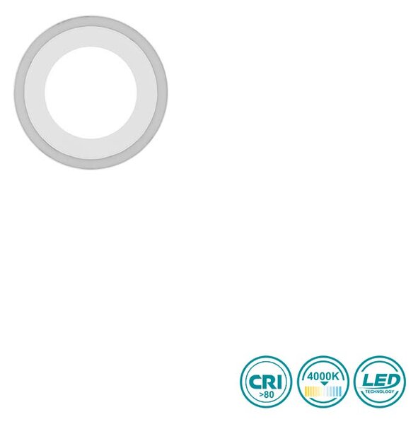 Φωτιστικό Οροφής RL Lighting Carus R67222031 Λευκό Ματ