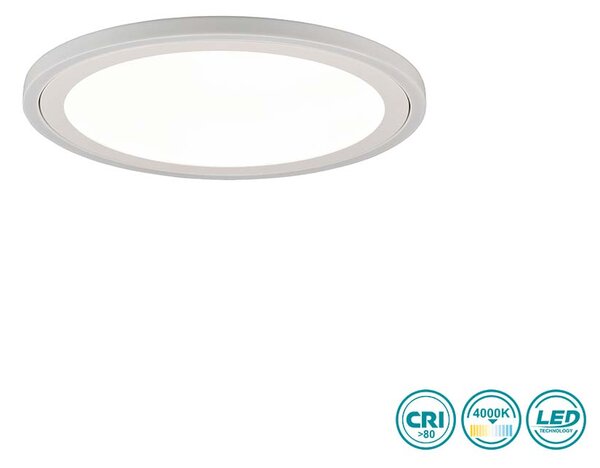 Φωτιστικό Οροφής RL Lighting Carus R67224331 Λευκό Ματ