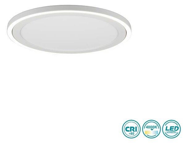 Φωτιστικό Οροφής RL Lighting Carus R67224331 Λευκό Ματ