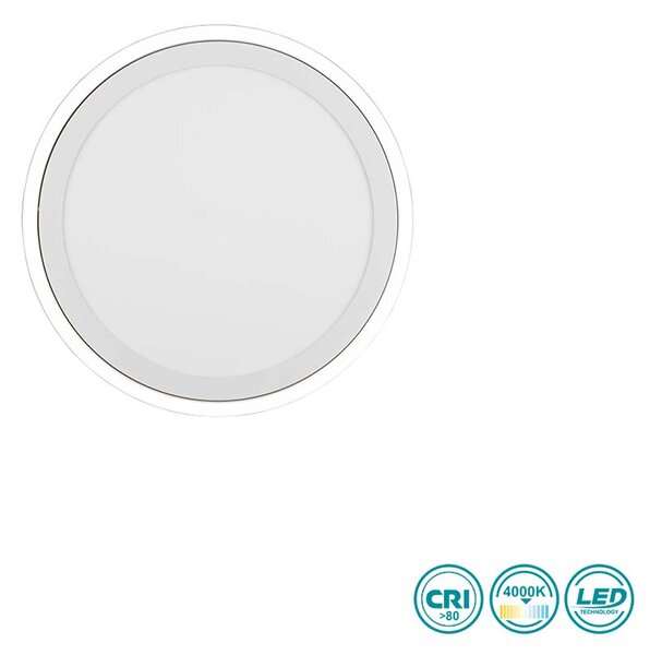 Φωτιστικό Οροφής RL Lighting Carus R67224331 Λευκό Ματ