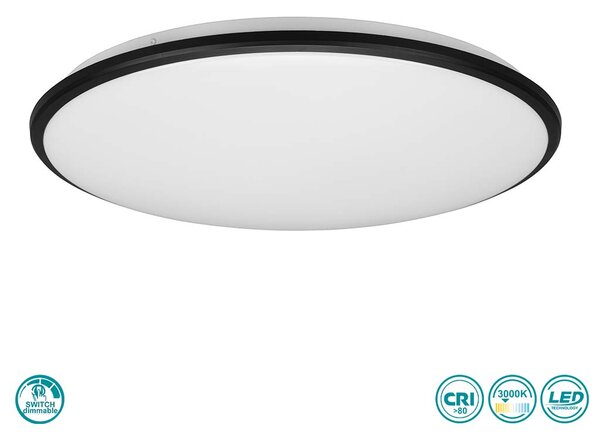 Φωτιστικό Οροφής RL Lighting Limbus R67021932 Μαύρο Ματ