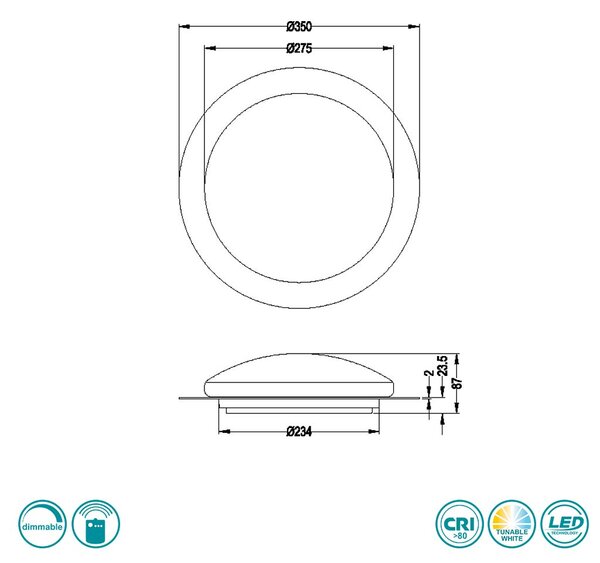 Φωτιστικό Οροφής RL Lighting Frodo R62063500