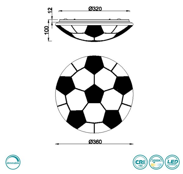 Φωτιστικό Οροφής RL Lighting Kloppi R62941101