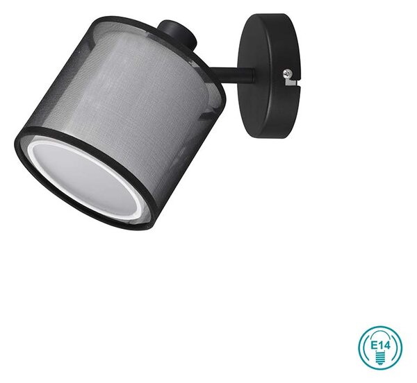 Σποτ Trio Lighting Burton 811400132 Μαύρο - Λευκό