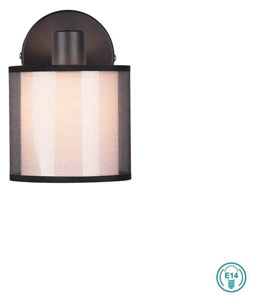 Σποτ Trio Lighting Burton 811400132 Μαύρο - Λευκό