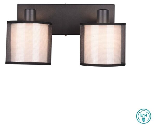 Σποτ Trio Lighting Burton 811400232 Μαύρο - Λευκό