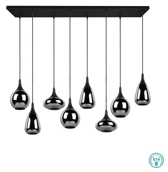 Φωτιστικό Κρεμαστό Trio Lighting Lumina 317000832 Μαύρο Ματ