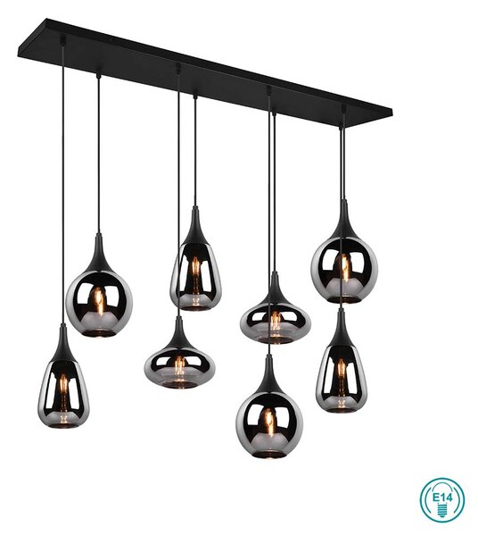 Φωτιστικό Κρεμαστό Trio Lighting Lumina 317000832 Μαύρο Ματ