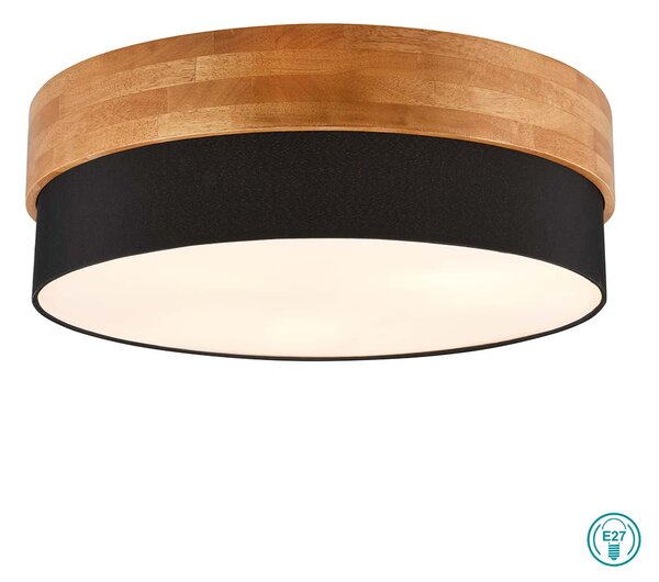 Φωτιστικό Οροφής Trio Lighting Seasons 611500302 Μαύρο