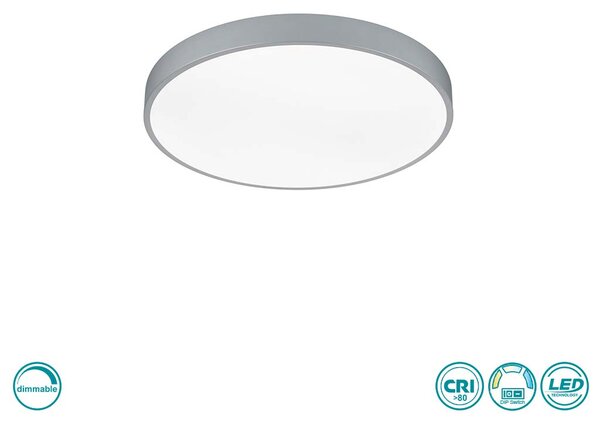 Φωτιστικό Οροφής Trio Lighting Waco 627415087 Γκρι