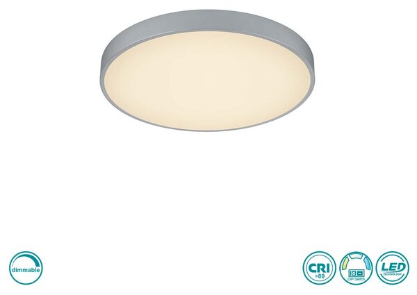 Φωτιστικό Οροφής Trio Lighting Waco 627415087 Γκρι