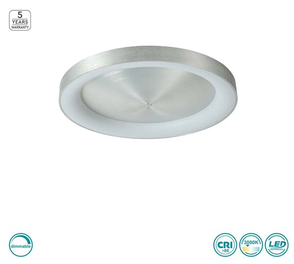 Φωτιστικό Οροφής Home Lighting Amaya 77-8158 Νίκελ Ματ Dimmable