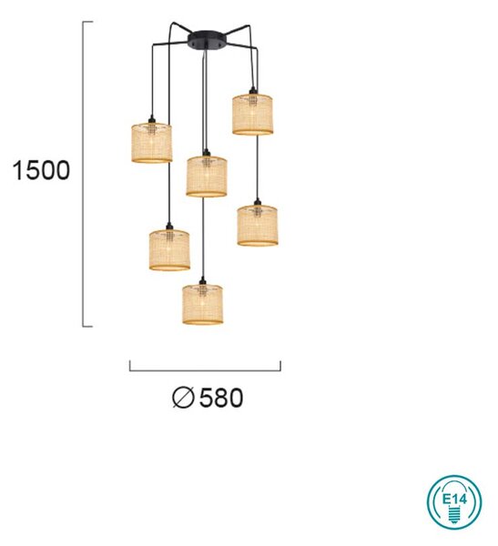 Φωτιστικό Κρεμαστό Viokef Erica 4275000