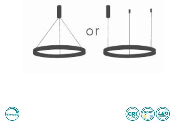 Φωτιστικό Κρεμαστό Home Lighting Amaya 77-8150 Χαλκός Dimmable