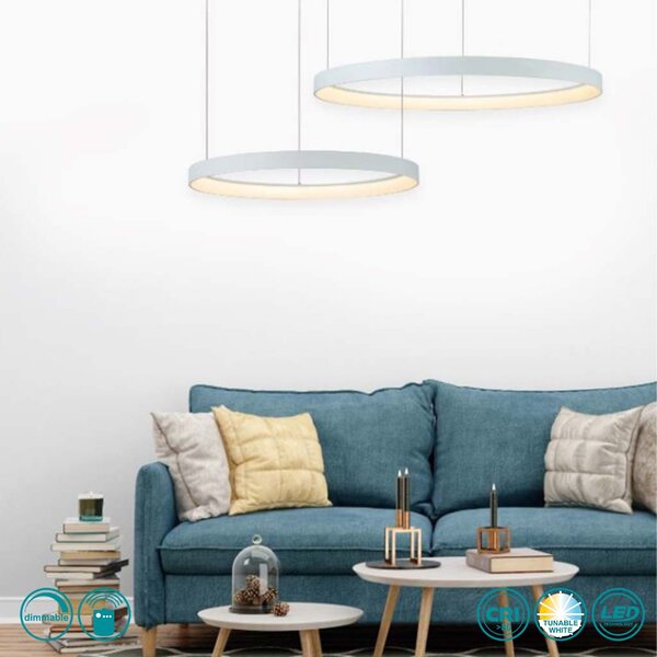 Φωτιστικό Κρεμαστό Home Lighting Amaya 77-8142 Λευκό Smart