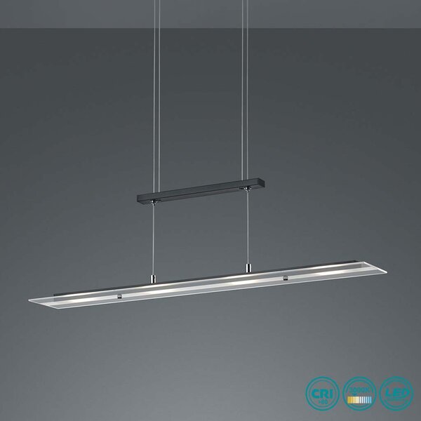 Φωτιστικό Κρεμαστό RL Lighting Milos R32004132 Μαύρο Ματ