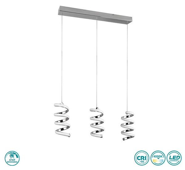 Φωτιστικό Κρεμαστό RL Lighting Laola R34183106 Χρώμιο (4000K)