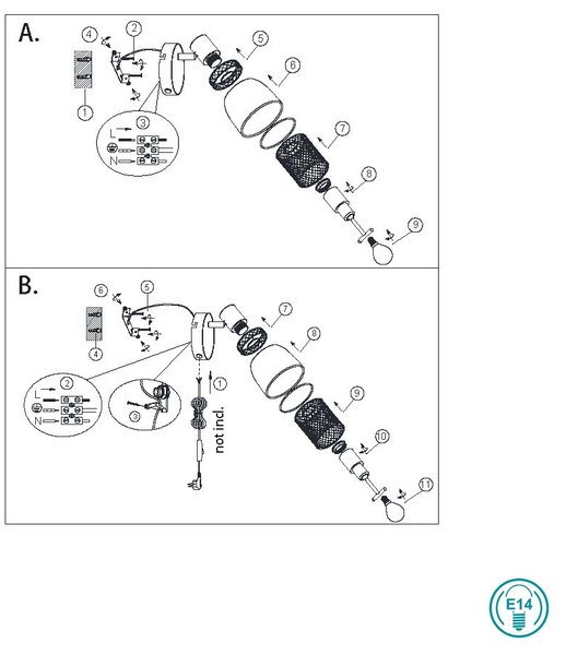 Σποτ RL Lighting Punch R80811032 Μαύρο Ματ - Χρυσό