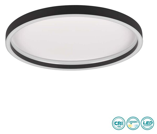 Φωτιστικό Οροφής RL Lighting Rotonda R64502132 Μαύρο Ματ