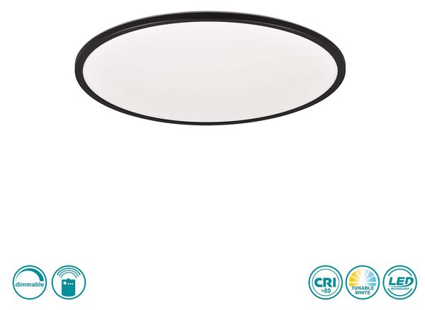 Φωτιστικό Οροφής RL Lighting Scott R64381032 Μαύρο Ματ