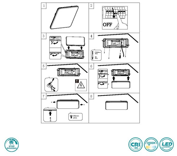 Φωτιστικό Οροφής RL Lighting Blanca R64141201 Λευκό