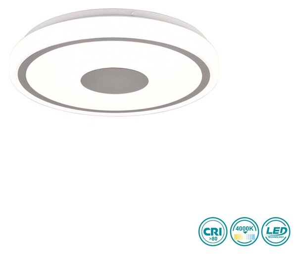 Φωτιστικό Οροφής RL Lighting Bunda R64361106 Χρώμιο (4000K)