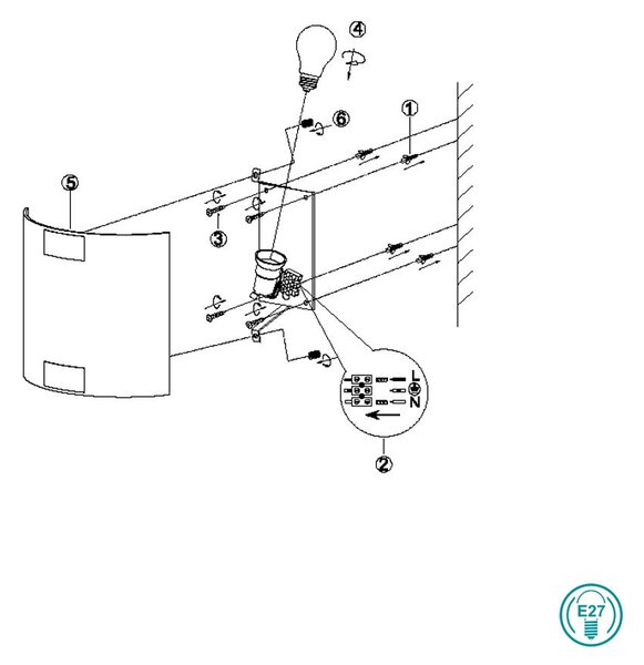 Απλίκα Trio Lighting Pura 212700104 Οξυντέ