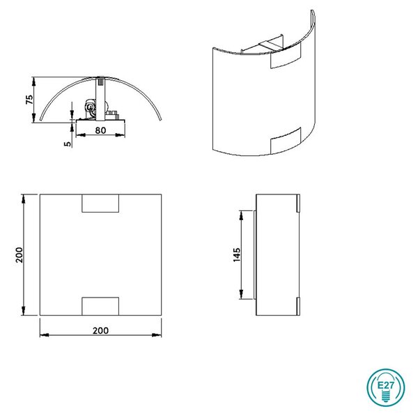 Απλίκα Trio Lighting Pura 212700107 Νίκελ Ματ