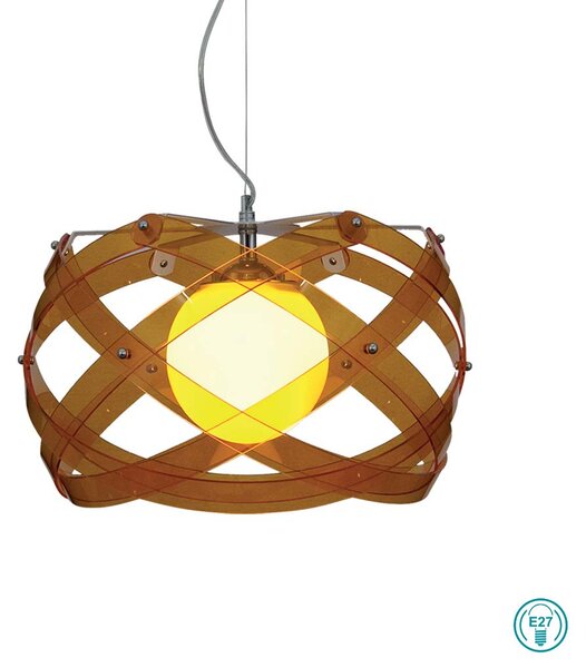 Φωτιστικό Κρεμαστό Home Lighting Nefeli 77-1538 Πορτοκαλί