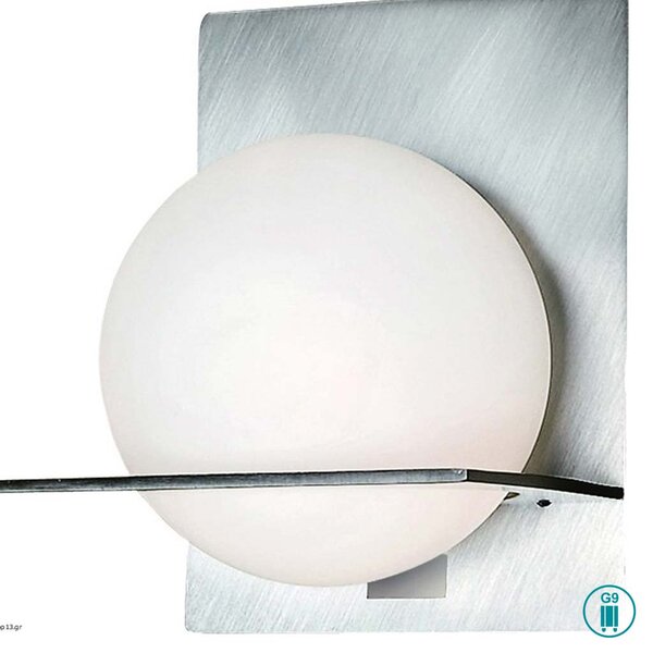 Απλίκα Μπάνιου Home Lighting Backet 77-1184 Νίκελ Ματ