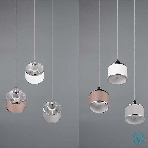 Φωτιστικό Κρεμαστό Trio Lighting Kaprun 311630306 Χρώμιο