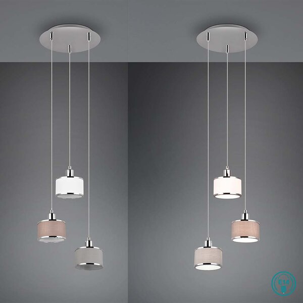 Φωτιστικό Κρεμαστό Trio Lighting Kaprun 311630306 Χρώμιο