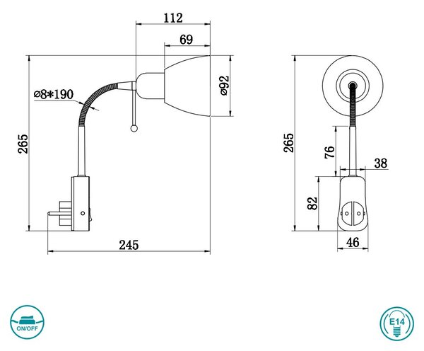 Σποτ Πρίζας Trio Lighting Ligara 8911211-32 Μαύρο