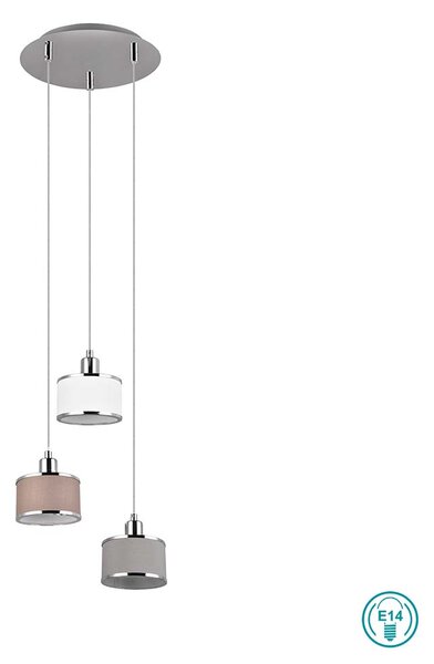 Φωτιστικό Κρεμαστό Trio Lighting Kaprun 311630306 Χρώμιο