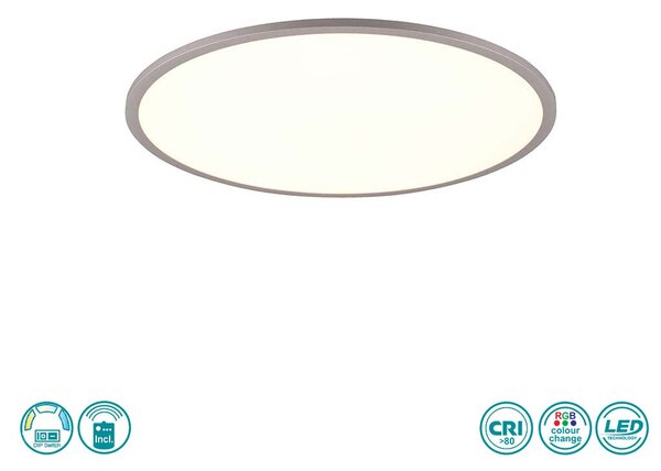 Φωτιστικό Οροφής Trio Lighting Yuma 641719287 D60 Γκρι-Λευκό