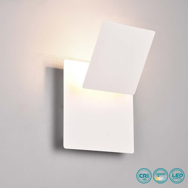 Απλίκα Trio Lighting Mio 240319131 Τετράγωνη Λευκή