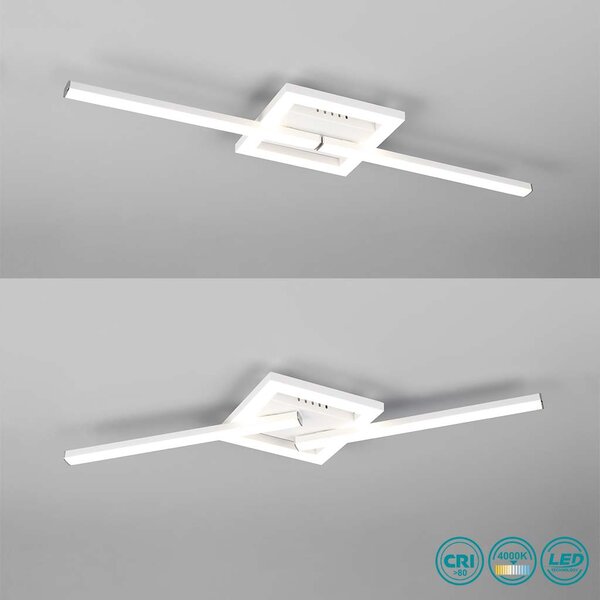 Φωτιστικό Οροφής RL Lighting Viale R67303131 Λευκό Ματ