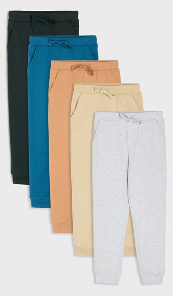 Sinsay - Slim joggers από ύφασμα French Terry – σετ 5 - ανοιχτό γκρι