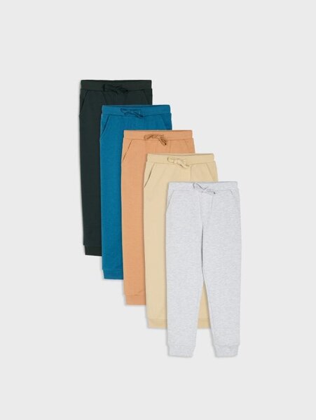 Sinsay - Slim joggers από ύφασμα French Terry – σετ 5 - ανοιχτό γκρι