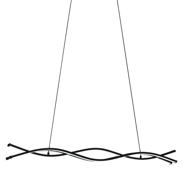 Φωτιστικό Κρεμαστό Ράγα Eglo Lasana 3 99317 Μαύρο