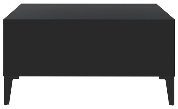 VidaXL Τραπεζάκι Σαλονιού Μαύρο 60 x 60 x 30 εκ. από Μοριοσανίδα