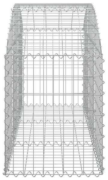 VidaXL Συρματοκιβώτιο Τοξωτό 150x50x60/80εκ. από Γαλβανισμένο Χάλυβα