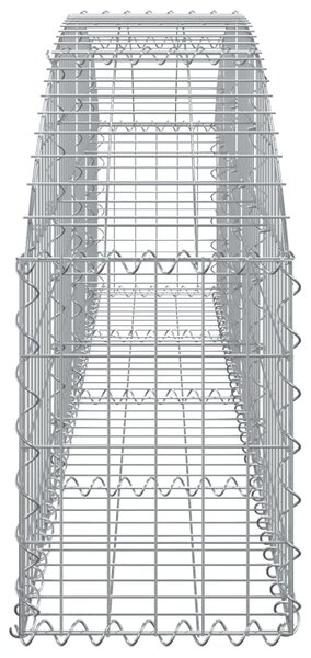 VidaXL Συρματοκιβώτιο Τοξωτό 200x30x40/60εκ. από Γαλβανισμένο Σίδερο