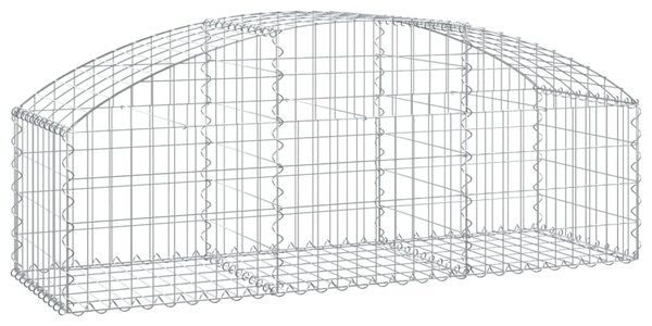 VidaXL Συρματοκιβώτιο Τοξωτό 150x50x40/60εκ. από Γαλβανισμένο Χάλυβα