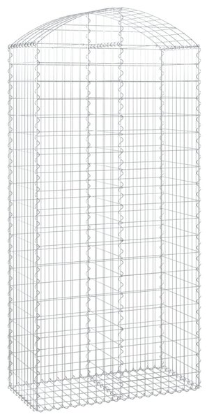 VidaXL Συρματοκιβώτιο Τοξωτό 100x50x200/220εκ. από Γαλβανισμένο Χάλυβα