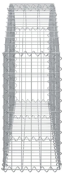 VidaXL Συρματοκιβώτιο Τοξωτό 150x30x60/80εκ. από Γαλβανισμένο Χάλυβα