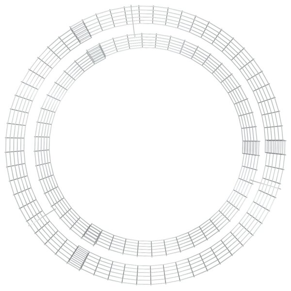 VidaXL Συρματοκιβώτιο Για Τζάκι Ø 100 εκ. από Γαλβανισμένο Σίδερο