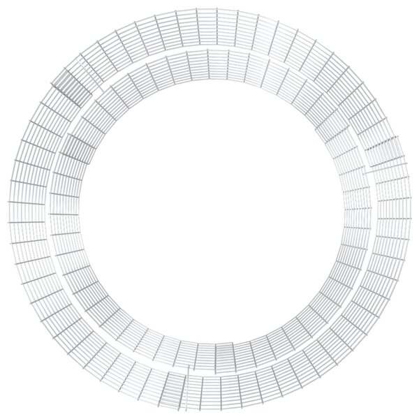 VidaXL Συρματοκιβώτιο Για Τζάκι Ø 100 εκ. από Γαλβανισμένο Σίδερο