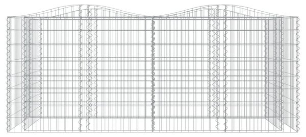 VidaXL Συρματοκιβώτιο Τοξωτό 200x100x100 εκ. από Γαλβανισμένο Σίδερο