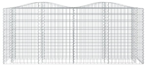 VidaXL Συρματοκιβώτιο Τοξωτό 200x50x100 εκ. από Γαλβανισμένο Σίδερο